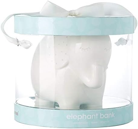 Pearhead Ceramic Piggy Bank Elephant