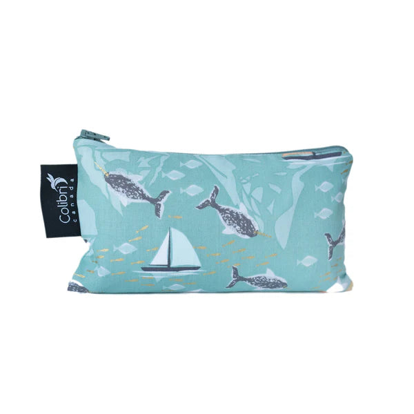 Colibri Reusable Snack Bag Medium (Narwhal)