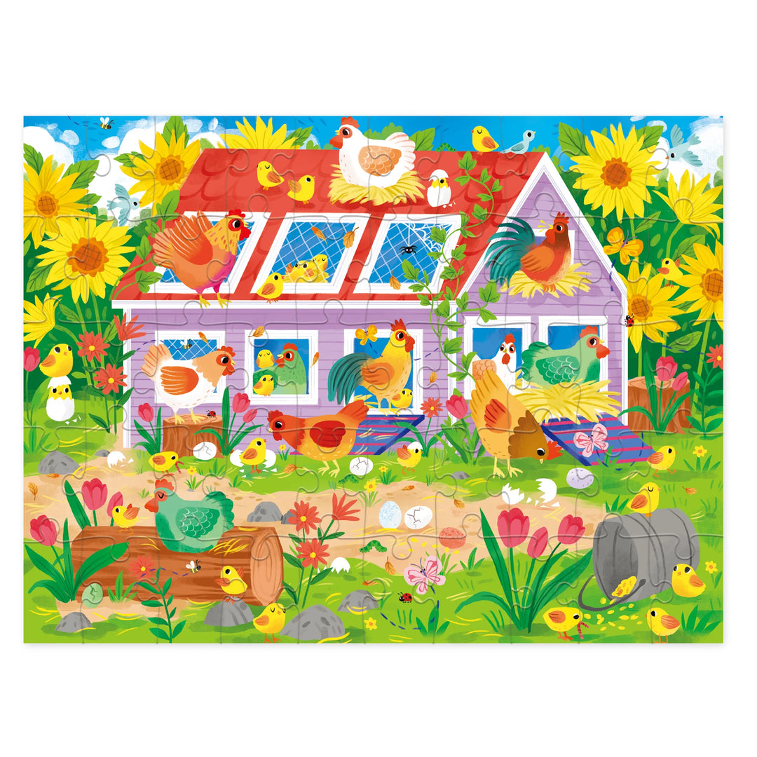 Crocodile Creek 50-Piece House Puzzle (Chicken Coop)