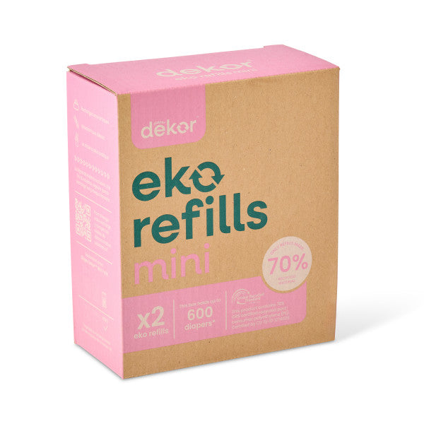 Dekor Eko Mini Diaper Pail Refills (2-Pack)