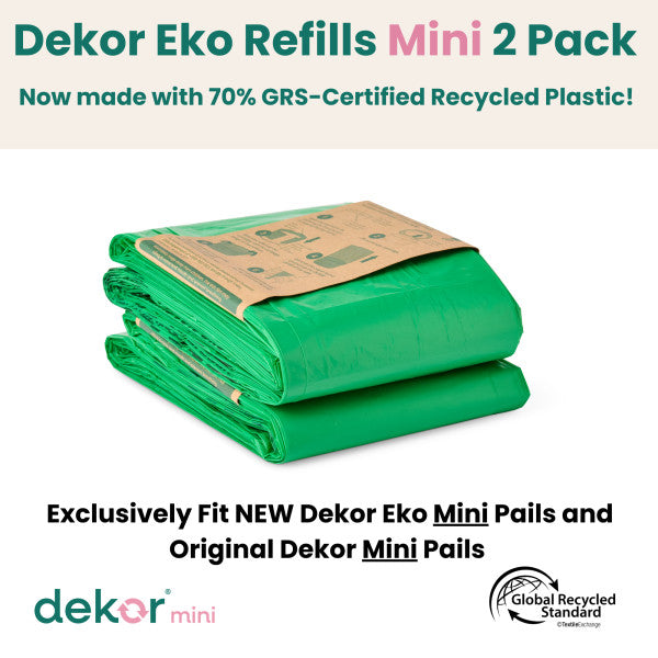 Dekor Eko Mini Diaper Pail Refills (2-Pack)