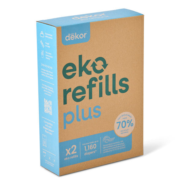 Dekor Eko Plus Diaper Pail Refills (2-Pack)