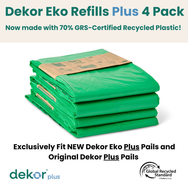 Dekor Eko Plus Diaper Pail Refills (4-Pack)