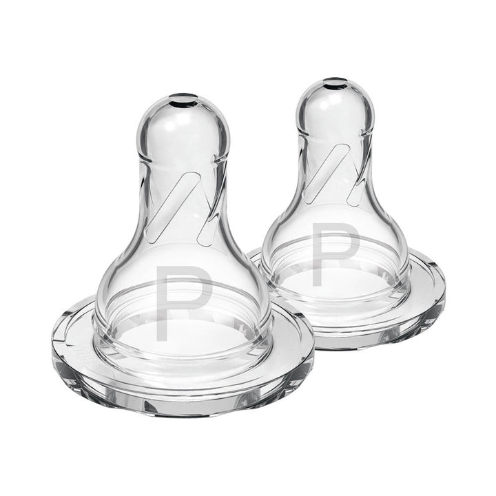 Dr. Brown's Narrow Natural Flow Baby Bottle Nipples Preemie (2-Pack)