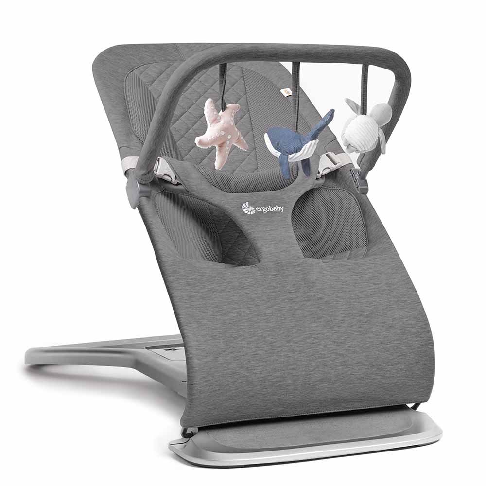 Ergobaby Evolve Bouncer Toy Bar (Ocean Wonders - Charcoal)