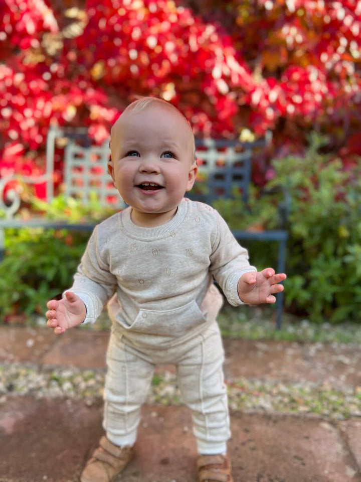 ettie + h Jona Pants (Oatmeal Owls)