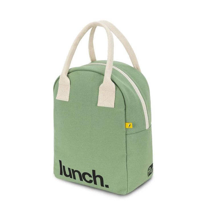 Fluf Zipper Lunch Bag (Lunch Moss)