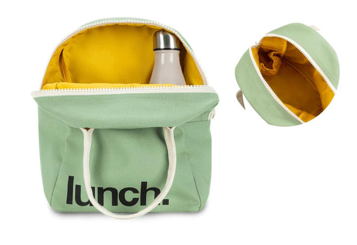 Fluf Zipper Lunch Bag (Lunch Moss)