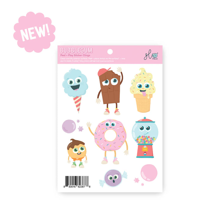 Glo Pals Peel & Play Stickers (Bubblegum)