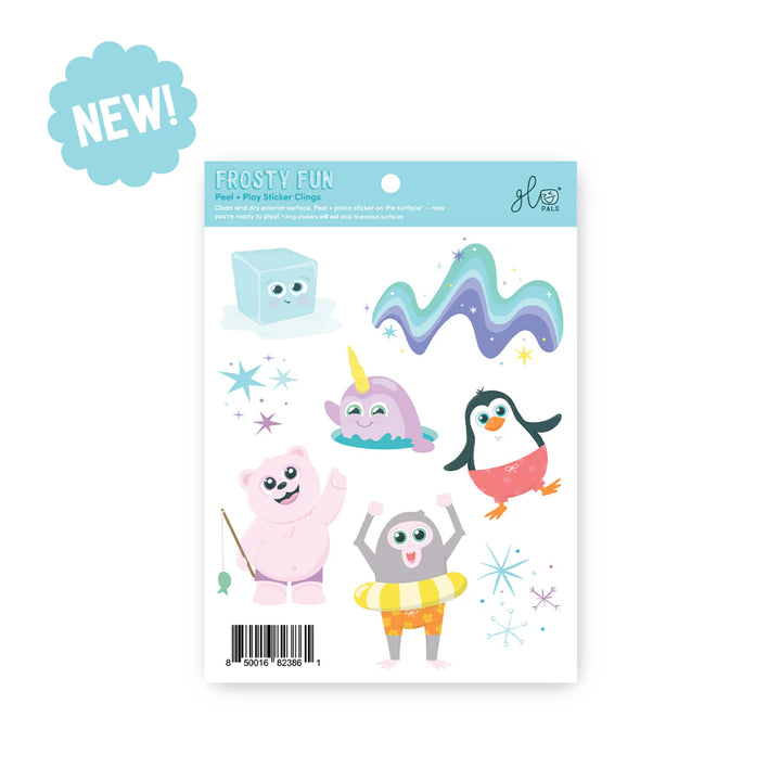 Glo Pals Peel & Play Stickers (Frosty Fun)