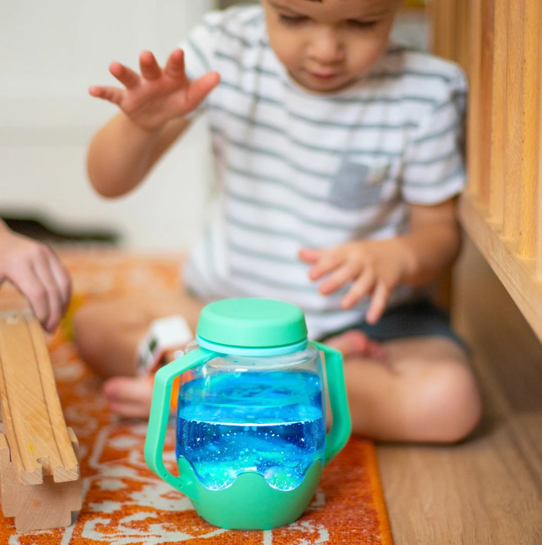 Glo Pals Sensory Light Up Jar (Green)