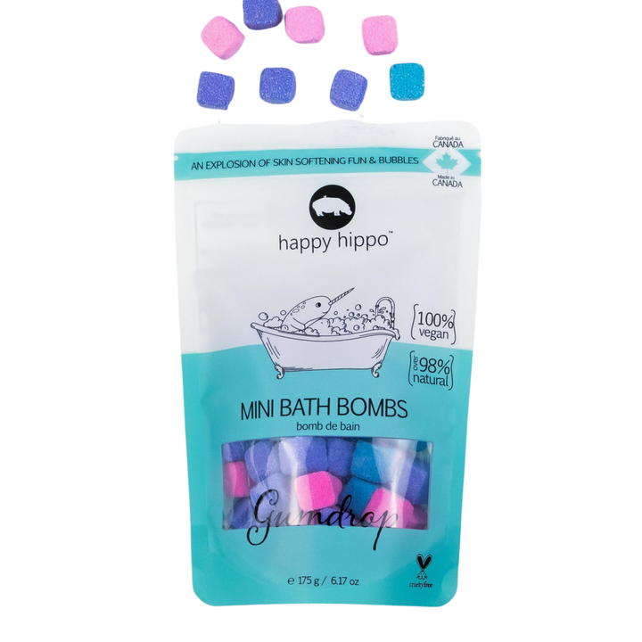 Happy Hippo Bath Co. Mini Bath Bombs (Gumdrop)