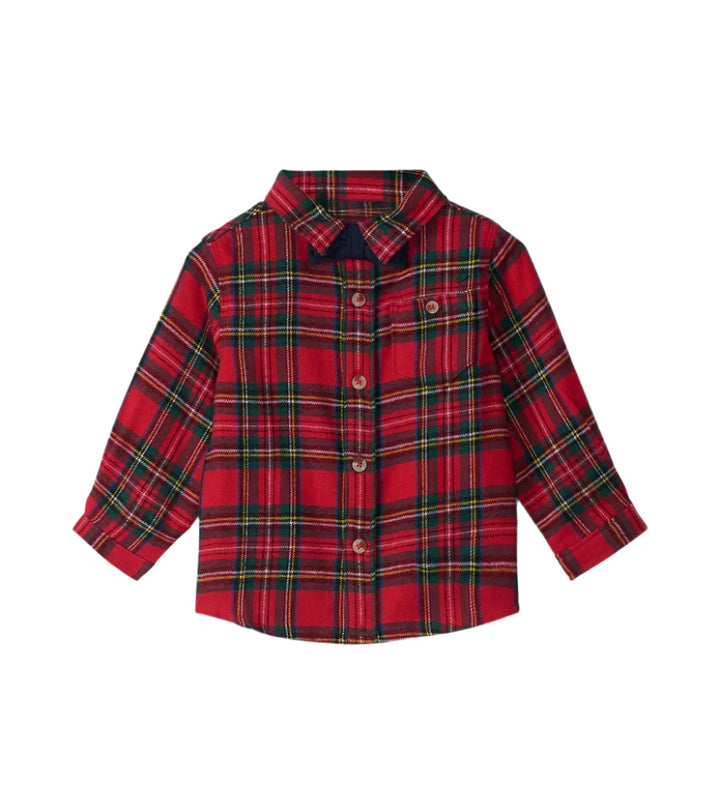 Hatley Button Down Shirt (Red Plaid) - FINAL SALE