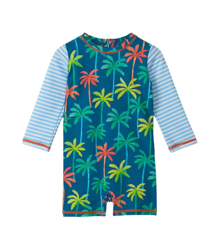 Hatley 1-Piece Rashguard (Painted Palms)