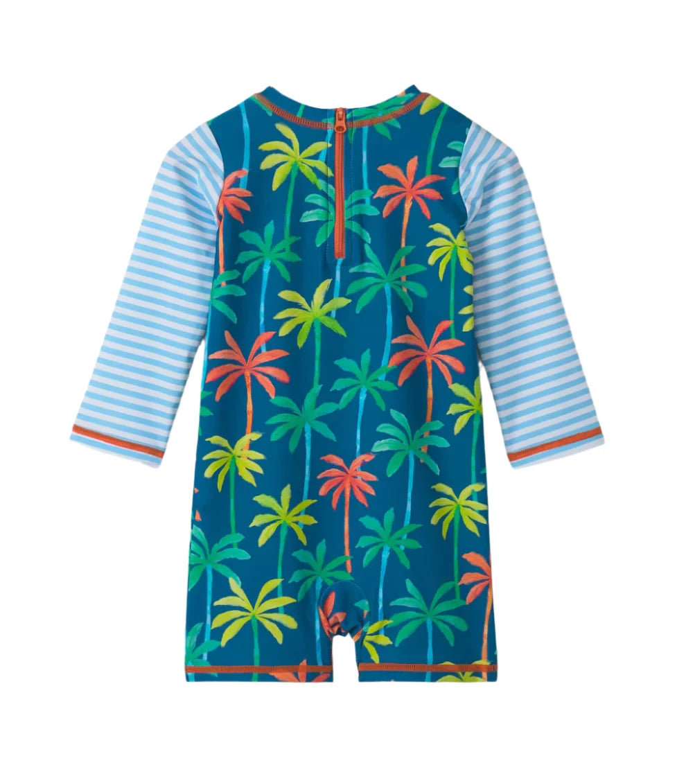 Hatley 1-Piece Rashguard (Painted Palms)