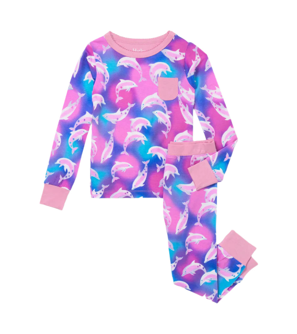 Hatley Pajama Set (Airbrush Dolphins)