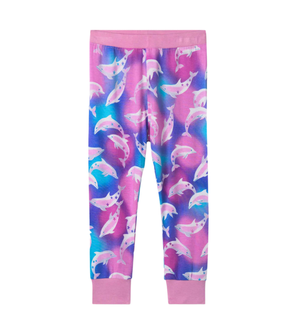 Hatley Pajama Set (Airbrush Dolphins)