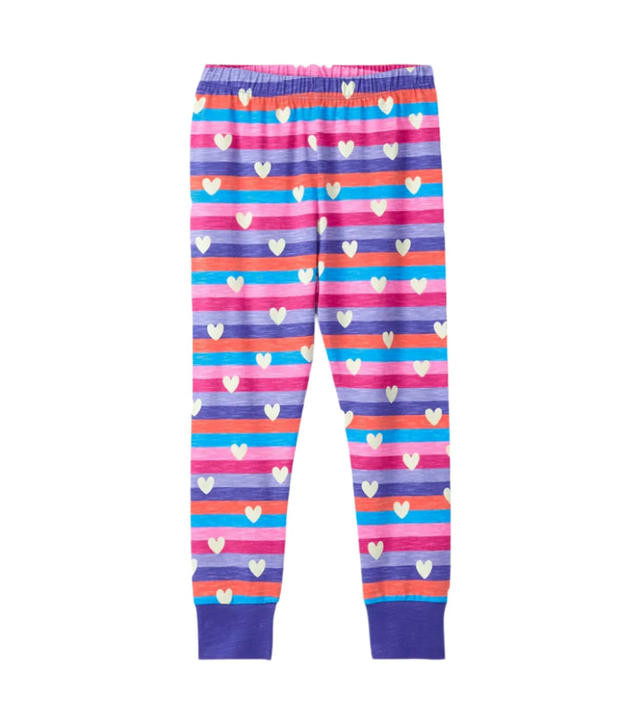 Hatley Pajama Set (Stripes & Hearts)