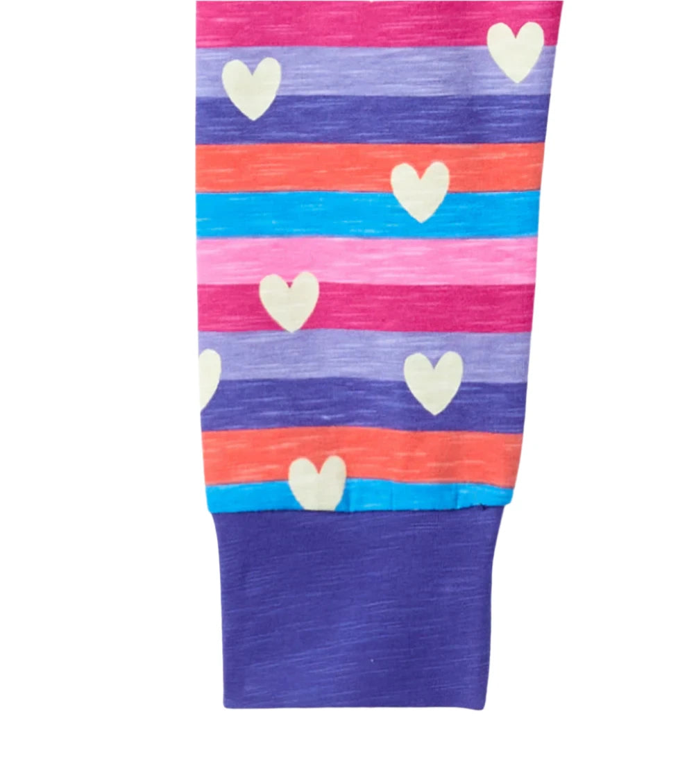 Hatley Pajama Set (Stripes & Hearts)