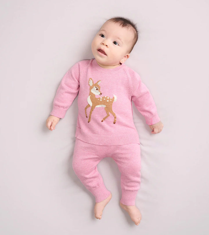 Hatley Pullover Sweater & Pants Set (Baby Doe)