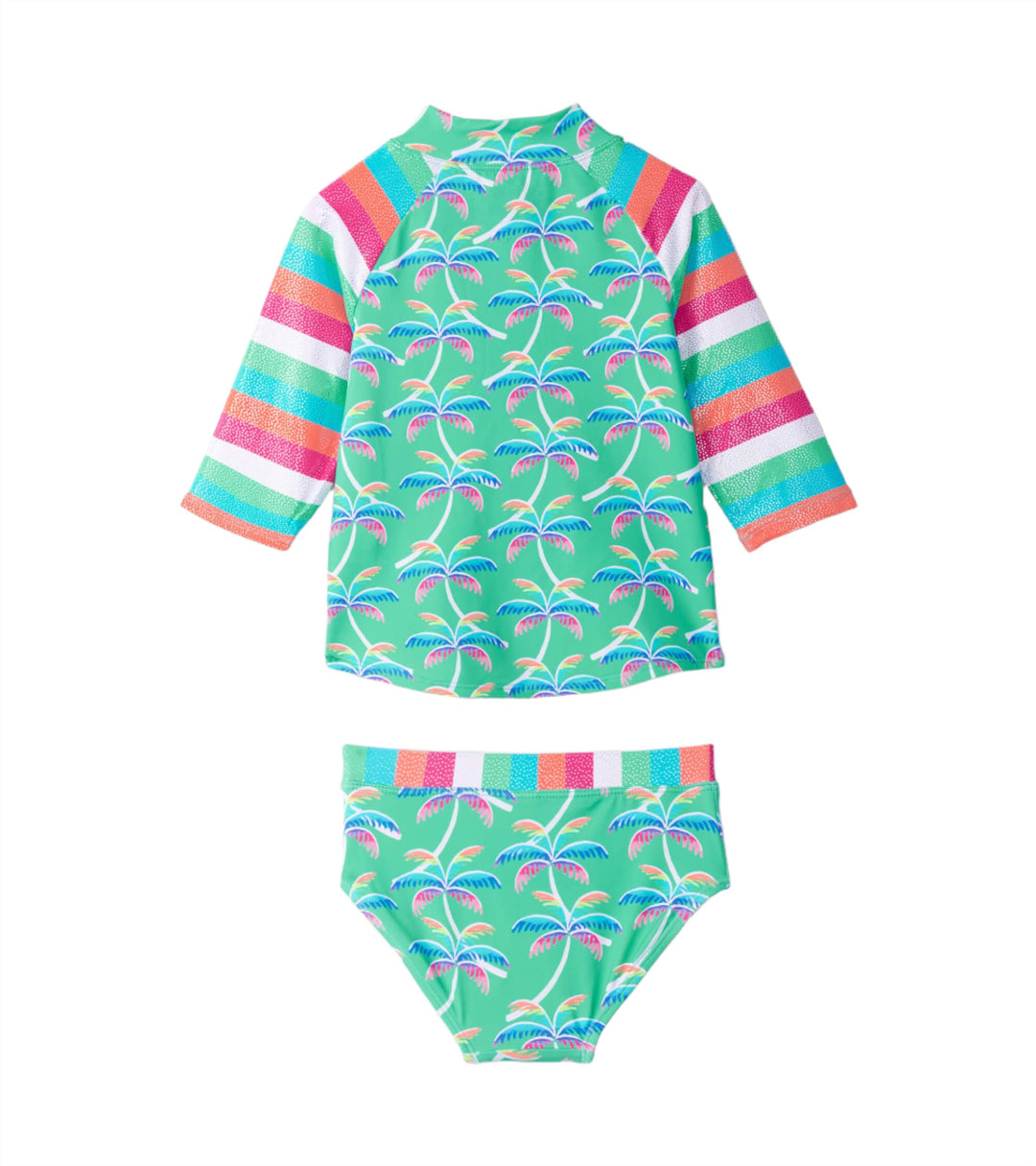 Hatley Rashguard Set (Rainbow Palm)