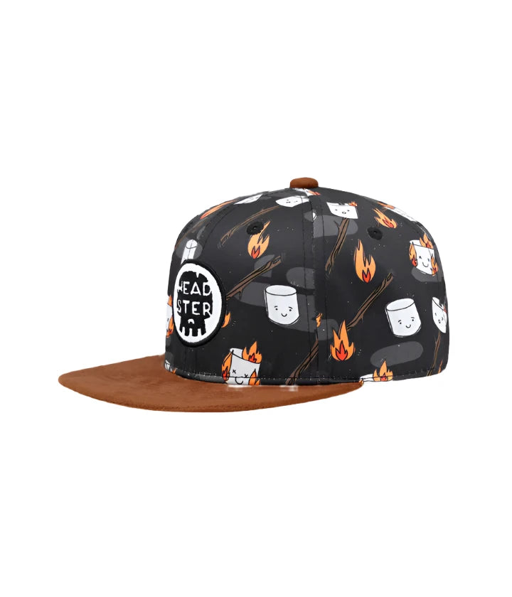 Headster Kids Snapback Cap (Roasted - by La Charbonne (Brown)