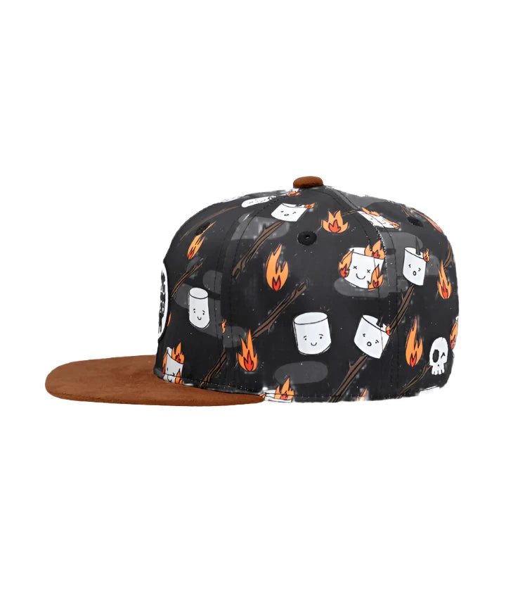 Headster Kids Snapback Cap (Roasted - by La Charbonne (Brown)