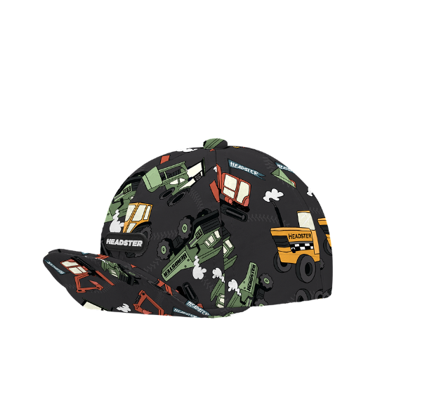 Headster Kids Under Construction Short Brim Hat