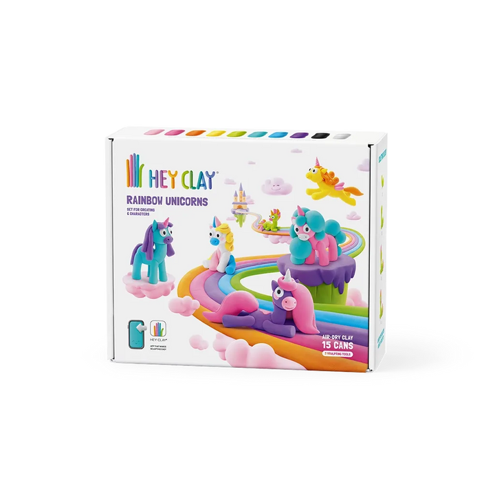 Hey Clay Set (Rainbow Unicorns)