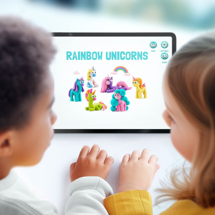 Hey Clay Set (Rainbow Unicorns)