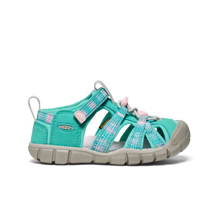 KEEN Little Kids' Seacamp II CNX (Bright Aqua/Pink-A-Boo)