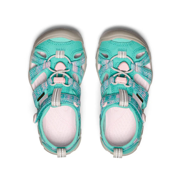 KEEN Little Kids' Seacamp II CNX (Bright Aqua/Pink-A-Boo)