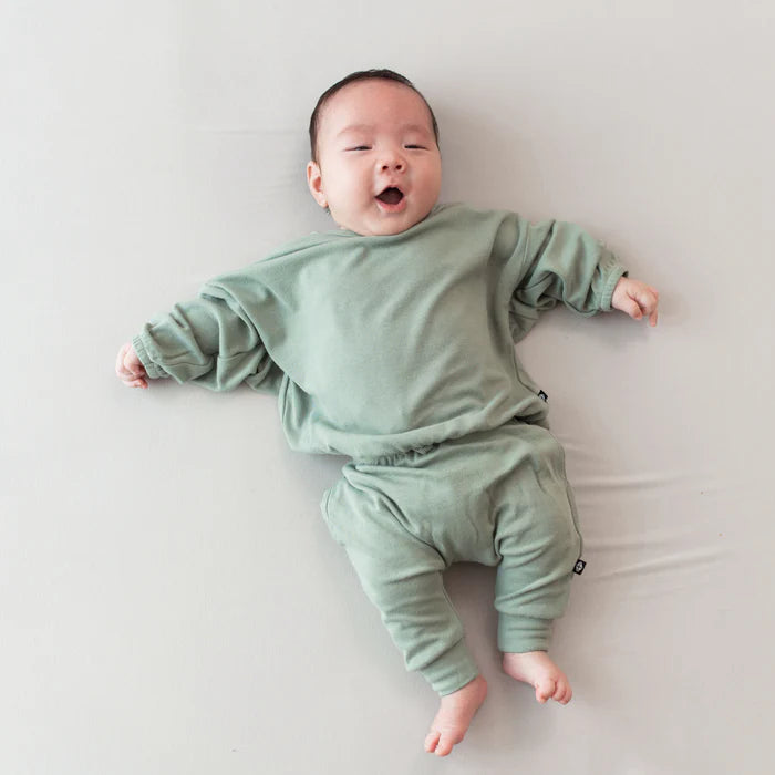 Kyte Baby Bamboo Jersey Harem Pants (Thyme)