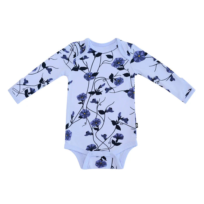 Kyte Baby Long Sleeve Bodysuit (Petunia)