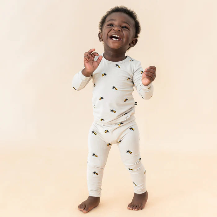 Kyte Baby Long Sleeve Pajamas (Bee Mine)