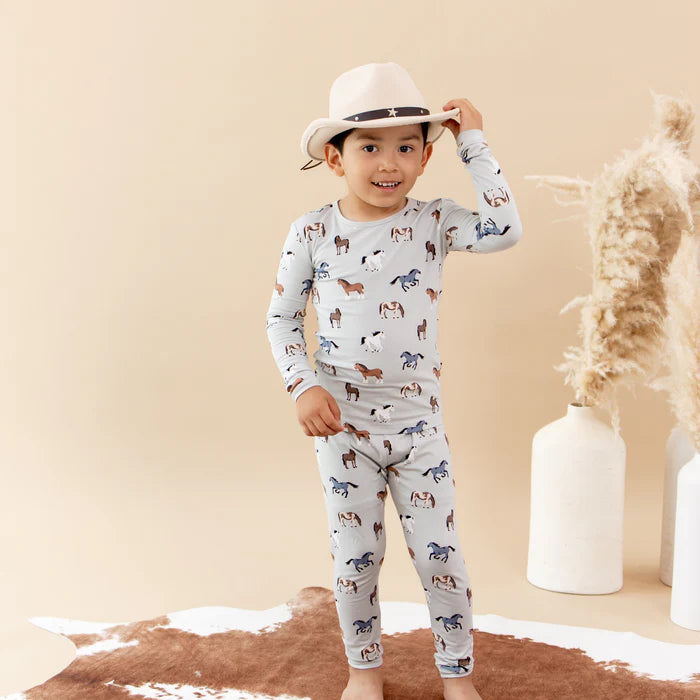 Kyte Baby Long Sleeve Pajamas (Horse)