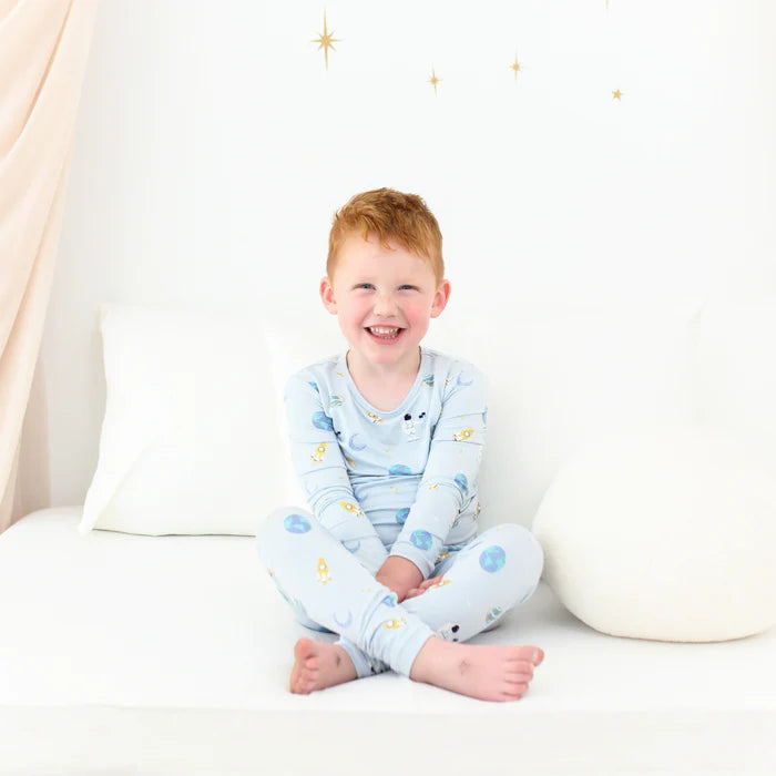 Kyte Baby Long Sleeve Pajamas (Ice Space)