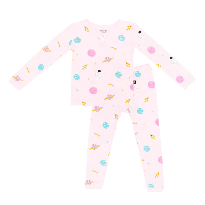 Kyte Baby Long Sleeve Pajamas (Sakura Space)