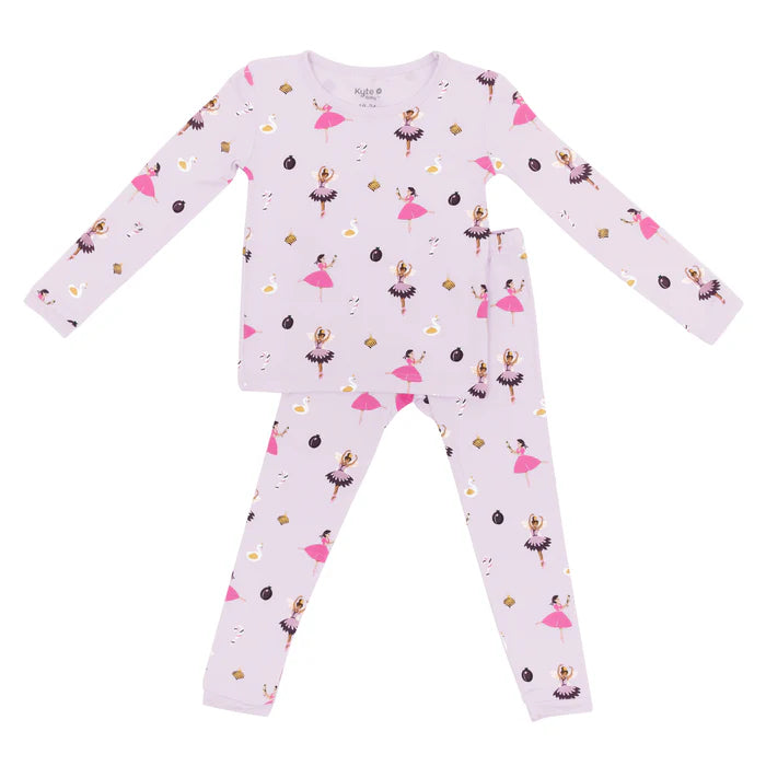 Kyte Baby Long Sleeve Pajamas (Sugar Plum)