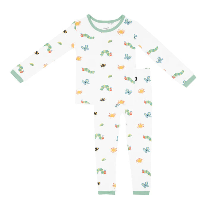 Kyte Baby Long Sleeve Pajamas (Very Hungry Caterpillar)