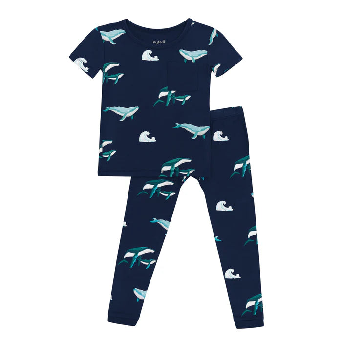 Kyte Baby Short Sleeve with Pants Pajamas (Humpback)