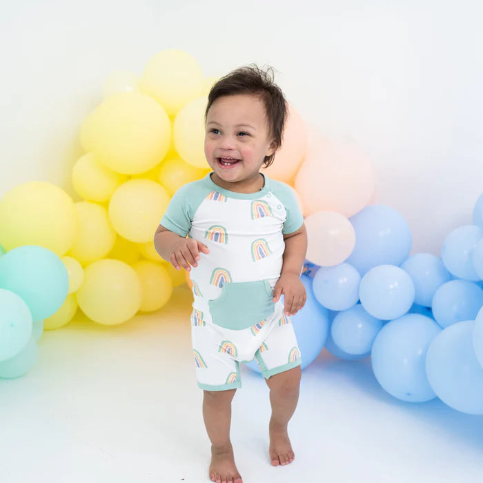 Kyte Baby Shortall (Wasabi Rainbow)