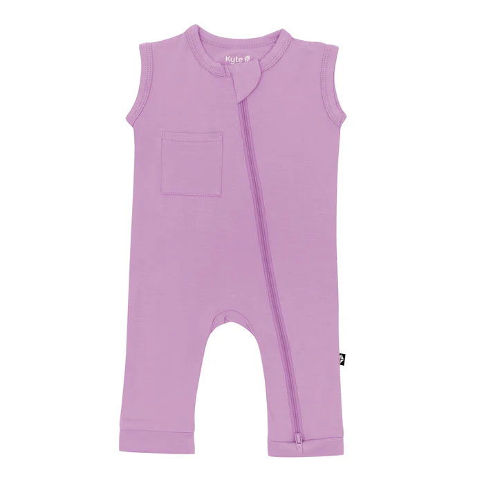 Kyte Baby Sleeveless Zippered Romper (Poi)