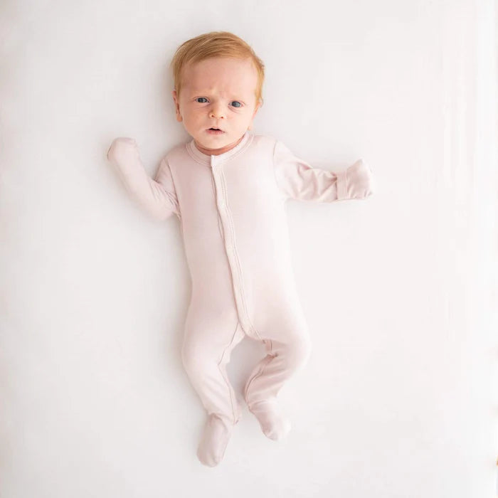 Kyte Baby Snap Footie (Blush)