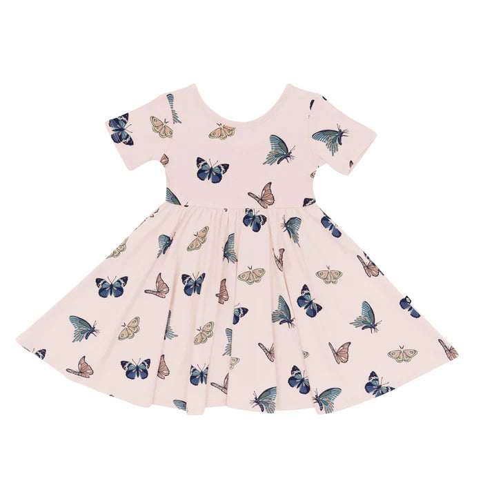 Kyte Baby Twirl Dress (Blush Butterfly)