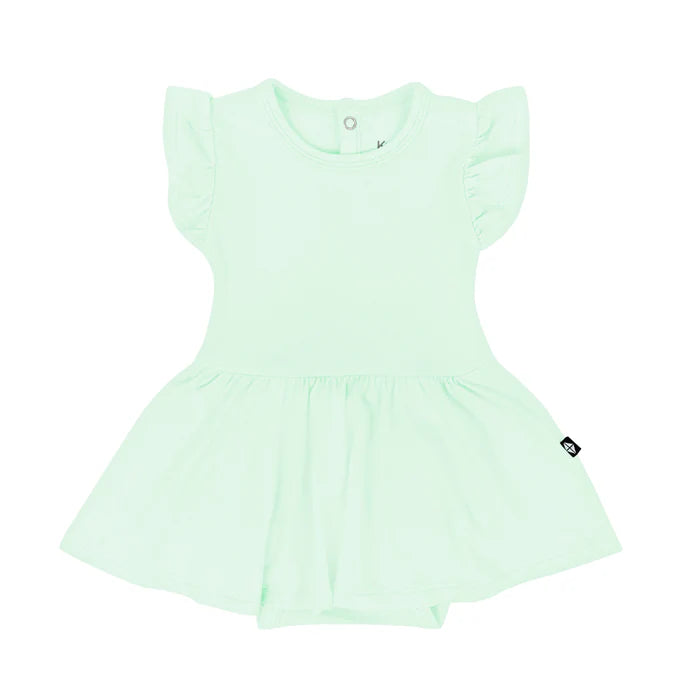 Kyte Baby Twirl Bodysuit Dress (Mint) - FINAL SALE