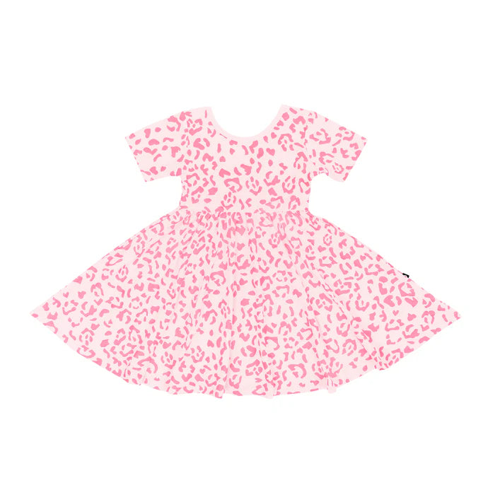 Kyte Baby Twirl Dress (Sakura Leopard)