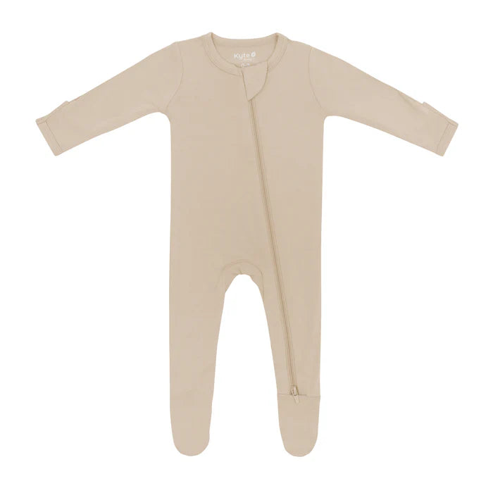 Kyte Baby Zippered Footie (Almond)