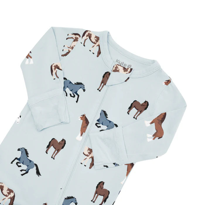 Kyte Baby Zippered Footie (Horse)