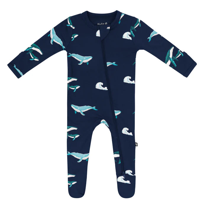 Kyte Baby Zippered Footie (Humpback)